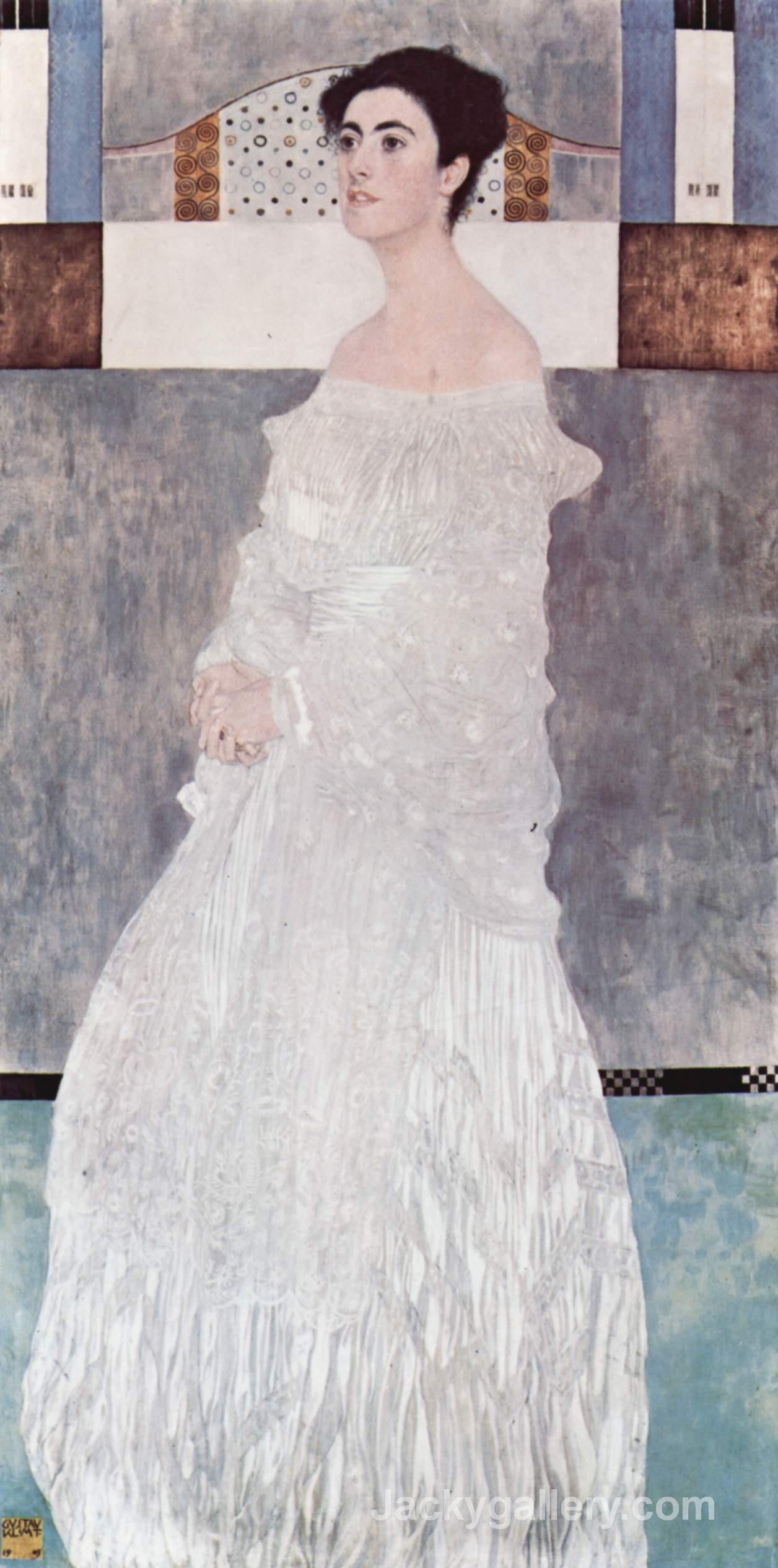 Portrait Of Margaret Stonborough-Wittgenstein by Gustav Klimt paintings reproduction